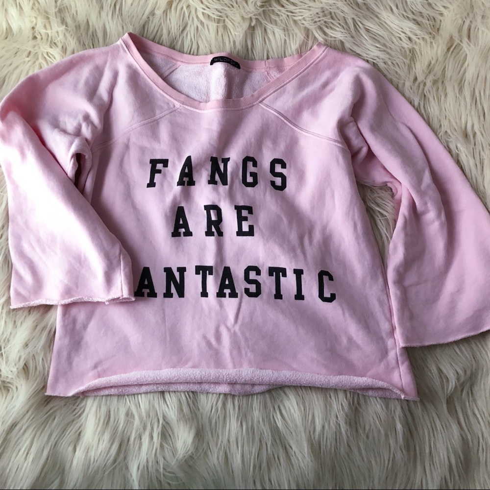 Wildfox Fangs are Fantastic Flashdance top